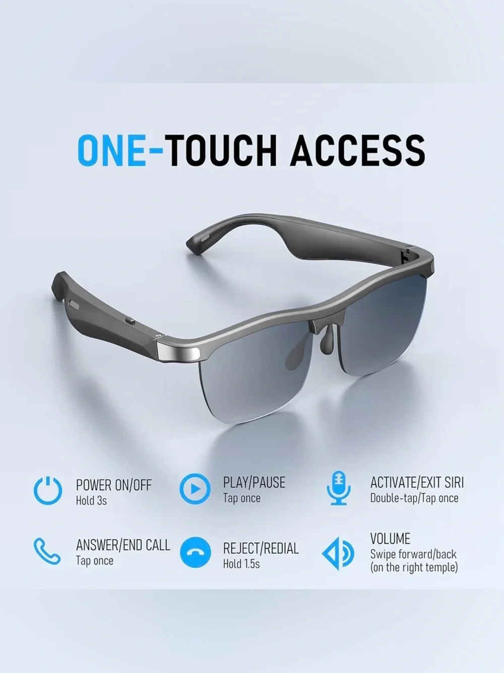 Smart Bluetooth glasses